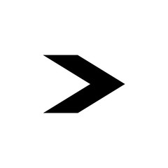 arrow icon vector trendy flat design