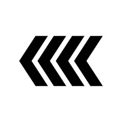 arrow icon vector trendy flat design