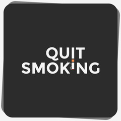 Obraz premium Quit smoking