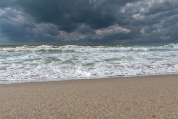 Fototapeta na wymiar Sturm über dem Meer