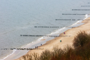 plaża Bałtyk spacer