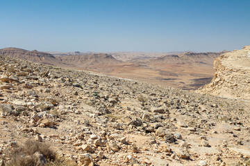 pustynia Negew Izrael kamienie - obrazy, fototapety, plakaty