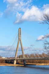wiszący most siekierkowski w warszawie