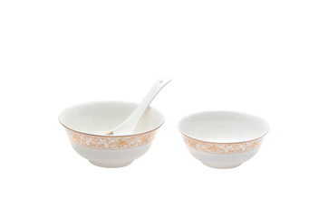 heritage designer golder and white bowl combo for luxury hotels and cottage