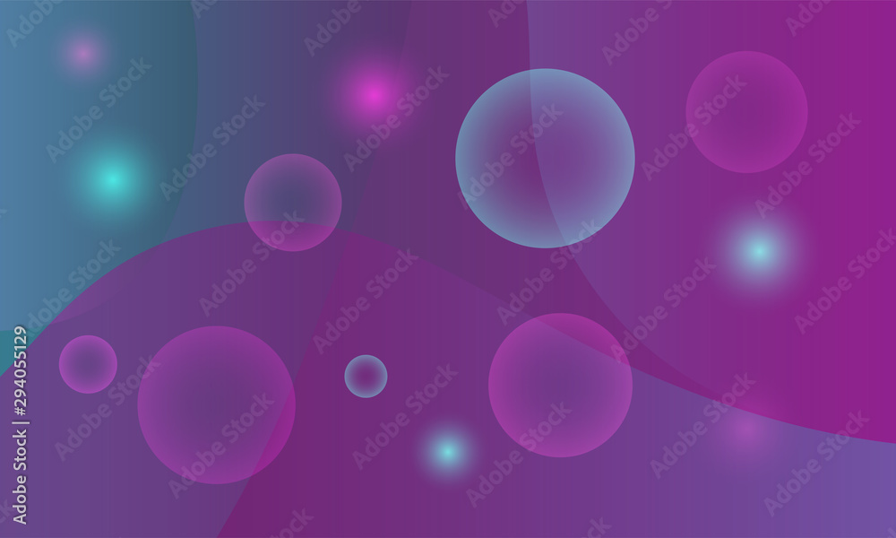 Aufkleber Neon in abstract style on dark background. Illuminated design. Neon background. Digital glowing effect. Vector geometric pattern. Trendy vector collection. Colorful backdrop.