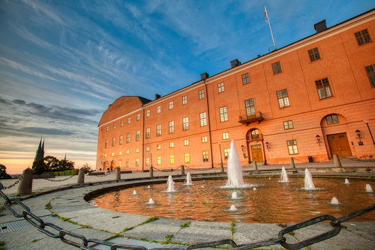 Uppsala Castle at Sunset
