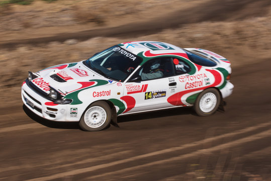 La Palma, Spain - September 10, 2016: Toyota Celica in Villa de Mazo on September 10, 2016 in La Palma, Canary island, Spain.