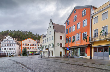 Fototapeta na wymiar Main square in Eichstatt, Germany
