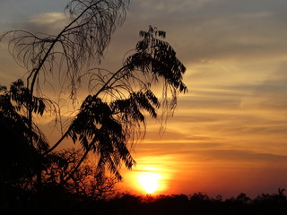 sunset in Esmeraldas -MG - Brazil