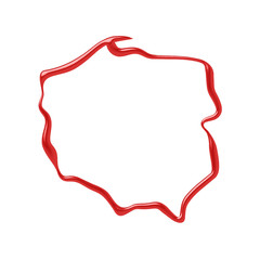 Mapa Polski - kontury © robert6666