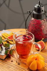 beautiful drinks in the interior