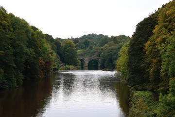 Fototapeta na wymiar Bridge over the river Wear in Durham city