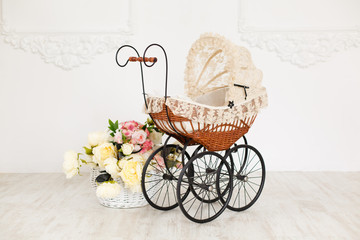 Vintage baby buggy