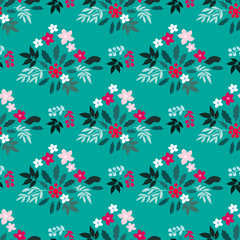 Christmas flower pattern4