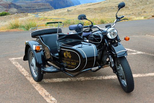  Classic  Motorcycle and Sidecar used to give Island tours.