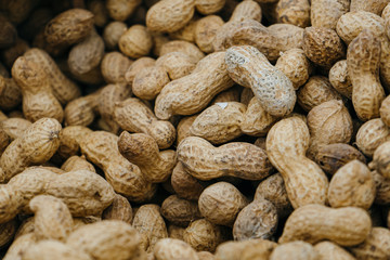 inshell peanuts in the market