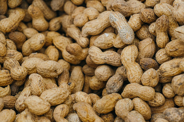 inshell peanuts in the market