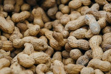 inshell peanuts in the market