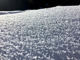 Fototapeta na wymiar neige cristaux