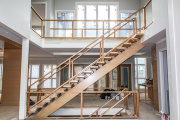 staircase in modern building