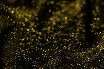 Golden glitter lights background. defocused. glitter lights background. defocused.