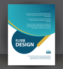 Magazine, flyer, brochure and cover layout design template - 294078151