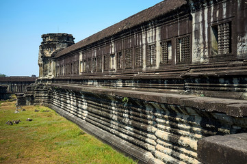 Fototapeta na wymiar Angkor Wat is a famous landmark in Siem Reap, Cambodia.