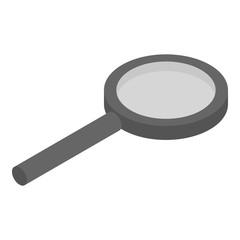Magnify glass tool icon. Isometric of magnify glass tool vector icon for web design isolated on white background