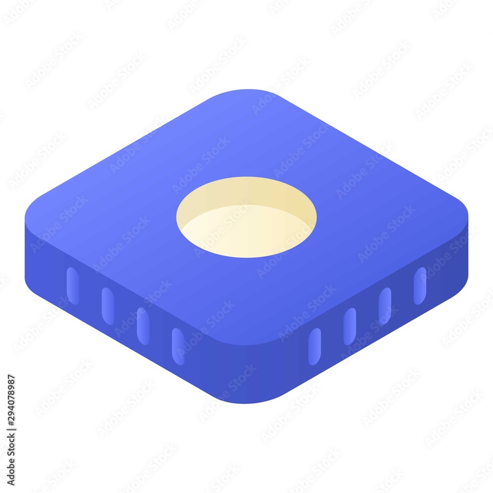 Poster wifi cube icon. isometric of wifi cube vector icon for web design isolated on white background