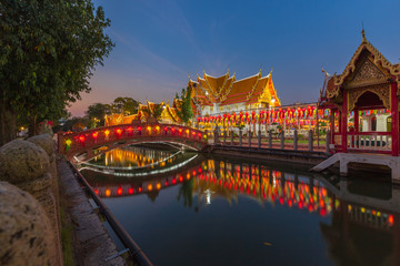 Wat Benchamabophit Dusitwanaram at night (ฺBangkok)