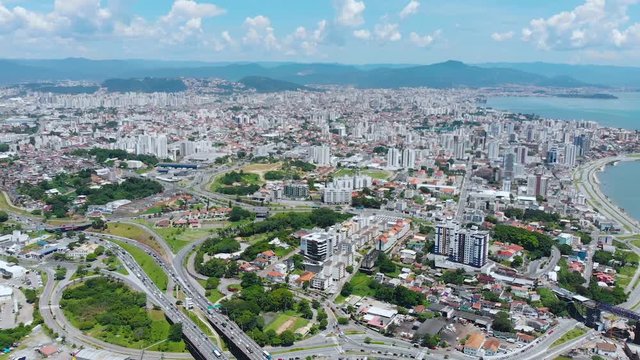 Florianopolis, Santa Catarina, Brazil, Skyscrapers, Buildings (Aerial view)