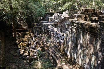 Fototapeta premium Beng Mealea is a famous landmark in Cambodia.