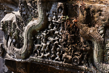 Beng Mealea is a famous landmark in Cambodia.