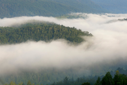 Sea of clouds in the mountains of Croatia © Goran