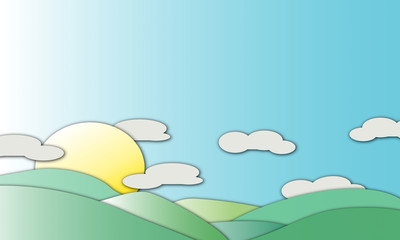 Fototapeta premium Sky Landscape background