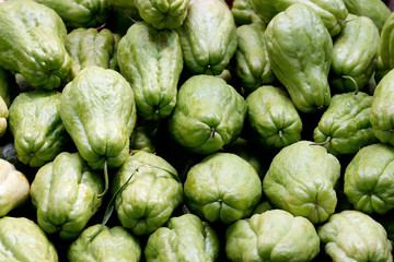 Fresh vegetables in the market