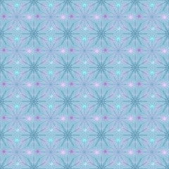 seamless pattern mandala snowflakes teal