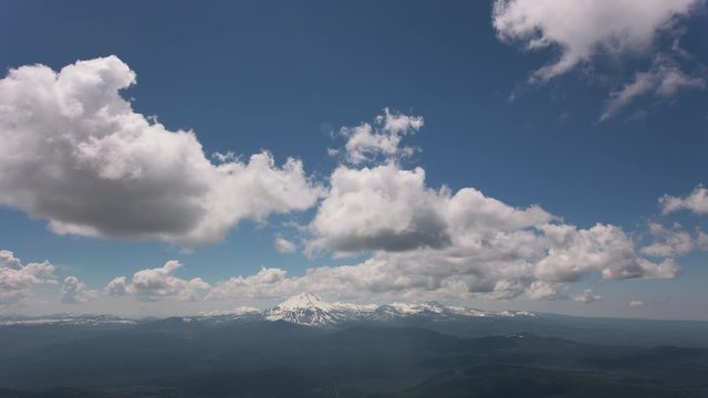 Aerial view of Lassen Peak