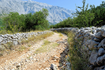 Wanderweg in Kroatien