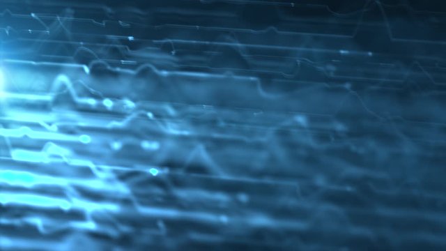 Abstract Wire Particle Background looping
