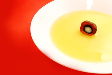 Fresh palm oil fruit