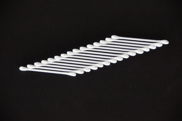 cotton buds white plastic 