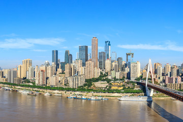 Fototapeta na wymiar Modern metropolis skyline,Chongqing,China,Chongqing panorama.