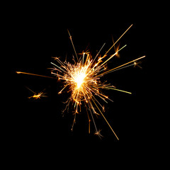 Mini Fireworks on Black backgrounds