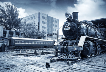 Vintage steam train
