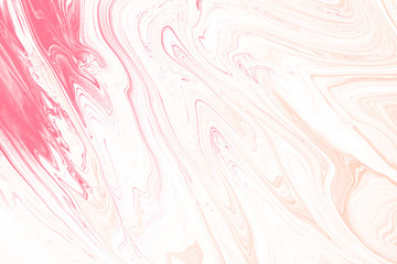 Pink Acrylic Pour Color Liquid marble abstract surfaces Design.