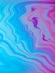 Blue Acrylic pour Liquid marble abstract surfaces Design.