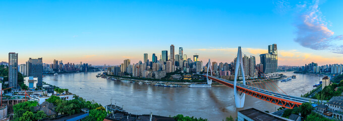 Modern metropolis skyline,Chongqing,China,Chongqing panorama.