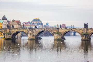 Prague castle city in czech eastern europe