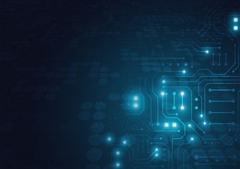 High tech technology geometric